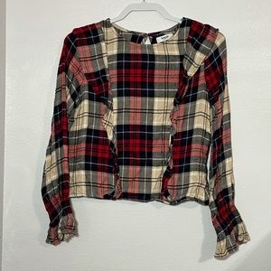 Flannel blouse
